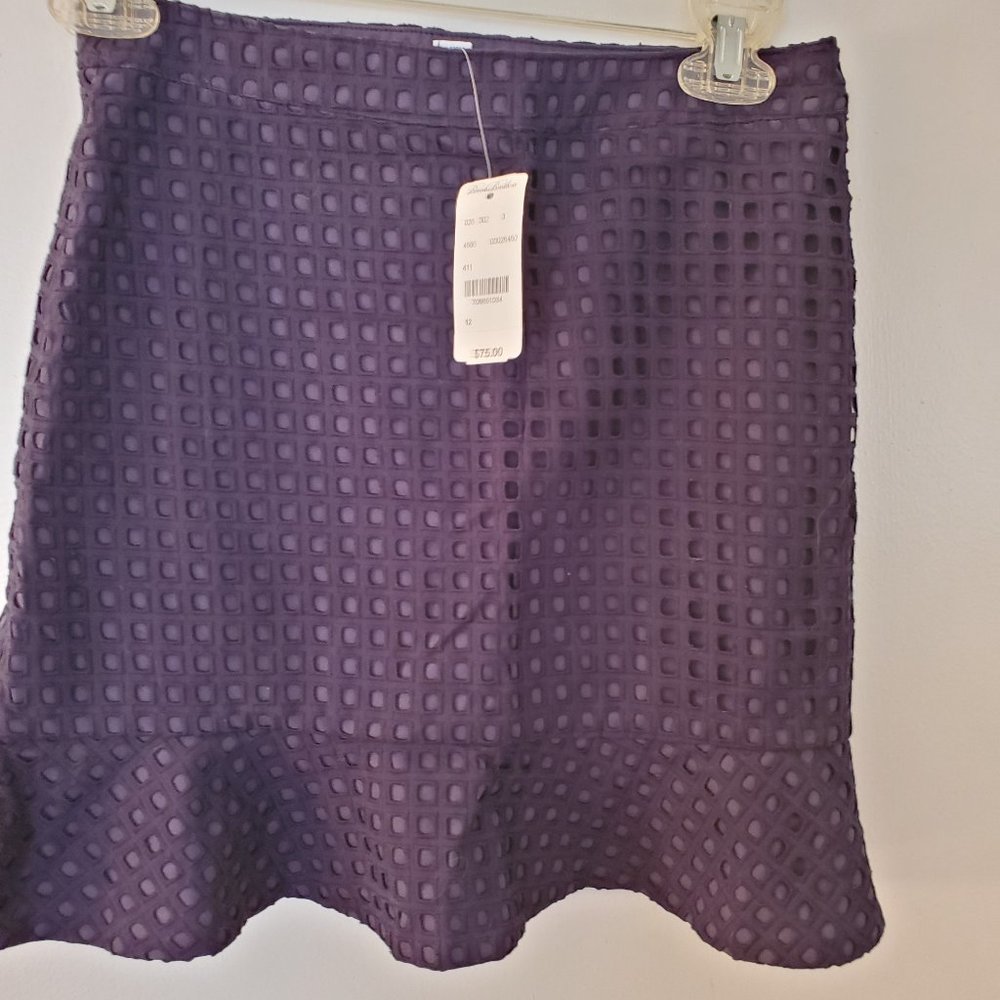 Brooks Brothers Girls Navy Blue Skirt Size 12